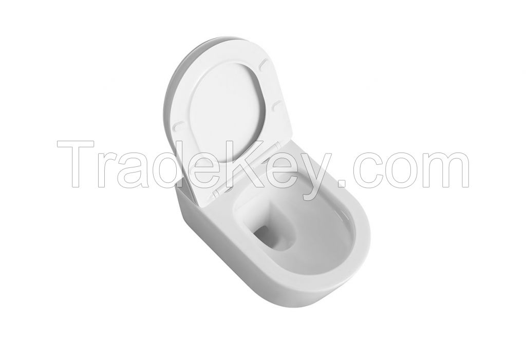 chaozhou ceramic factory sanitary ware ceramic european wall hung toilet wc for bathroom