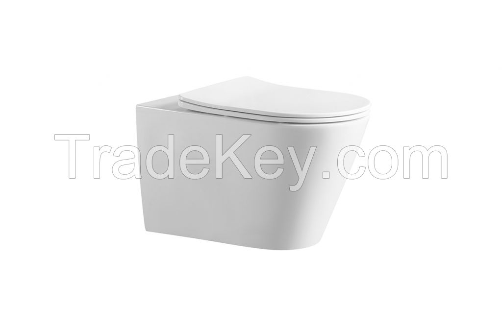Factory supply ceramic wall hung toilet bowl wholesale price