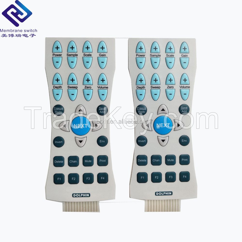 polycarbonate graphic overlay membrane switch keypad