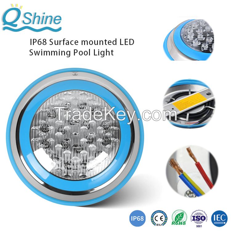 Underwater surface mounted IP68 LED Pool Lights