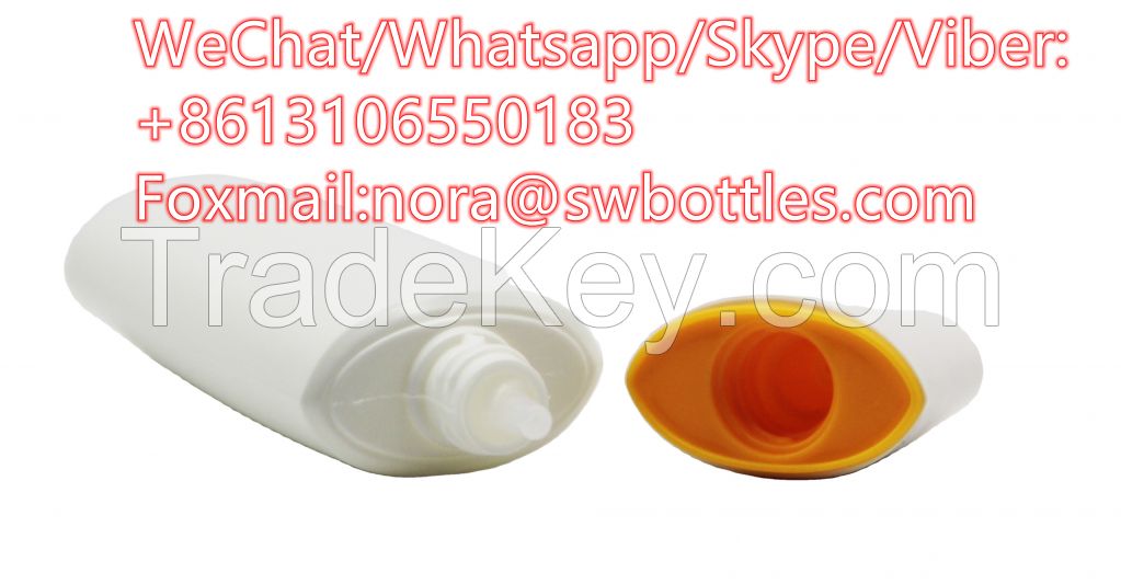 Sunscreen bottle skin care BB cream moisturizer packaging plastic extrusion bottle 50ml