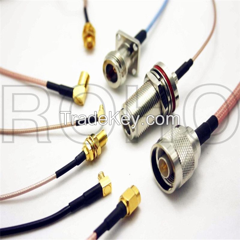 Straight Bnc Female Jack To Ufl With Rg178 Cable Assemblies Antenna