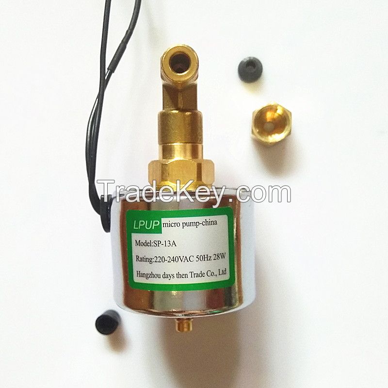 SP-13A solenoid pump/smoke oil pump voltage 110-120VAC-60Hz / 220-240VAC-50Hz power 28W
