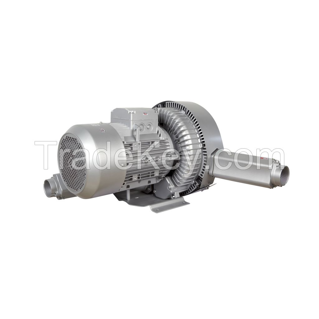 Aluminium Side Channel Turbine Vacuum Air Ring Blower with Large Airflow Volume (LD110H43R28)