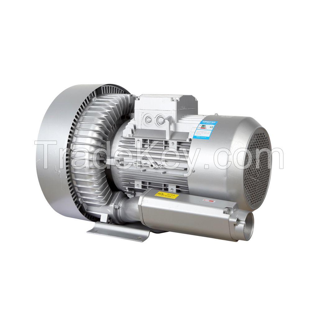 Aluminium Side Channel Turbine Vacuum Air Ring Blower With Large Airflow Volume (ld110h43r28)