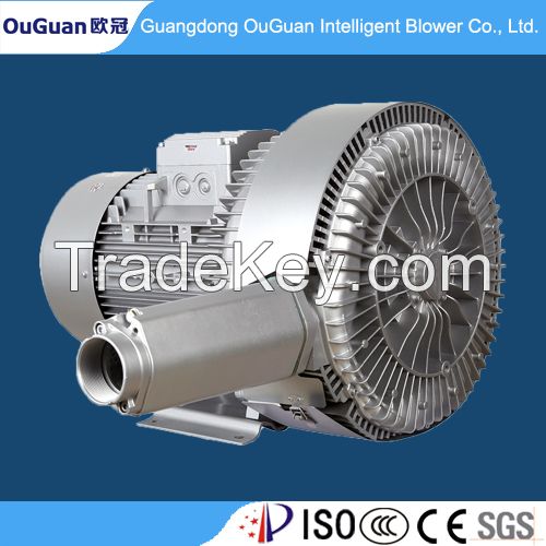 Aluminium Side Channel Turbine Vacuum Air Ring Blower With Large Airflow Volume (ld110h43r28)