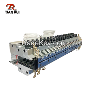 Tianrui pvc building template extrusion mould or making machine