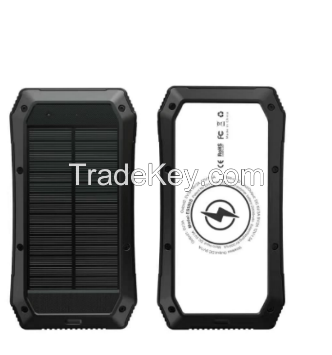 PD Solar Camping Warning Light Wireless Rechargeable Mobile Power Supply