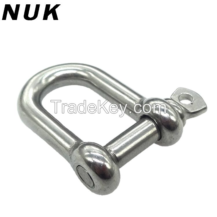 European type stainless steel d shackle