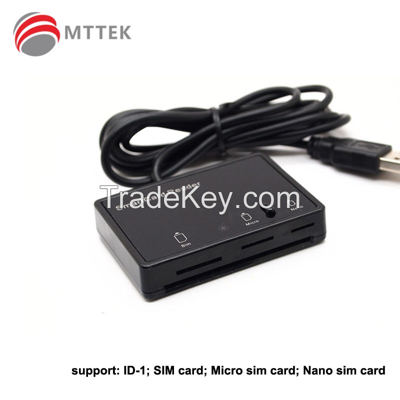 MCR3516 USB SmartCard reader ISO7816 - ideal for online banking / secure access / SIM card reader/3G/4G/5G/1F/2F/3F/4F