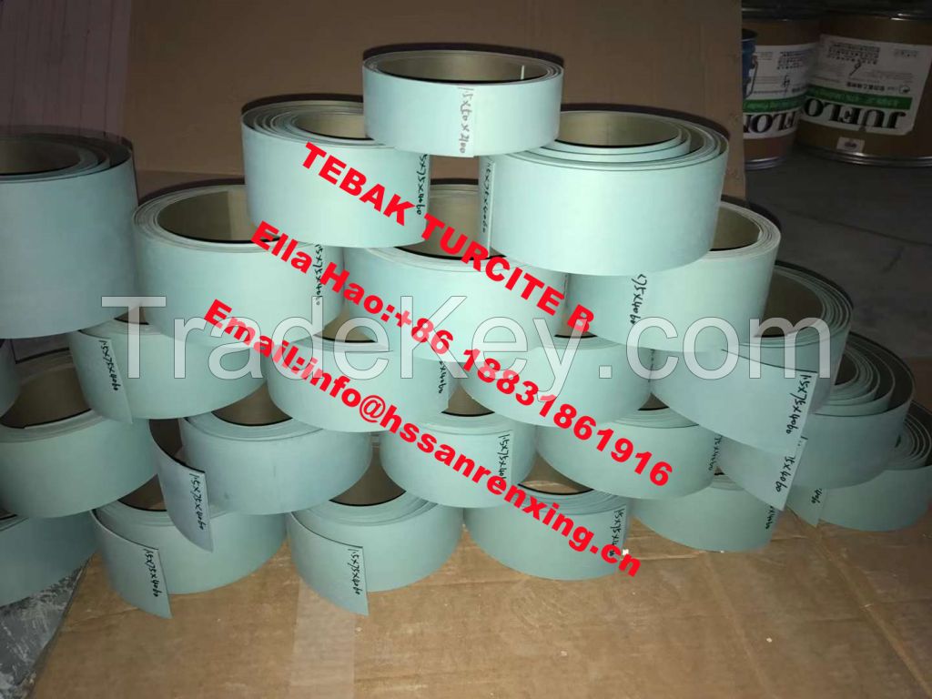 Thickness PTFE 1mm 1.2mm 1.5mm 5mm blue color PTFE turcite b CNC machine tool rails soft PTFE tape paste plastic belt