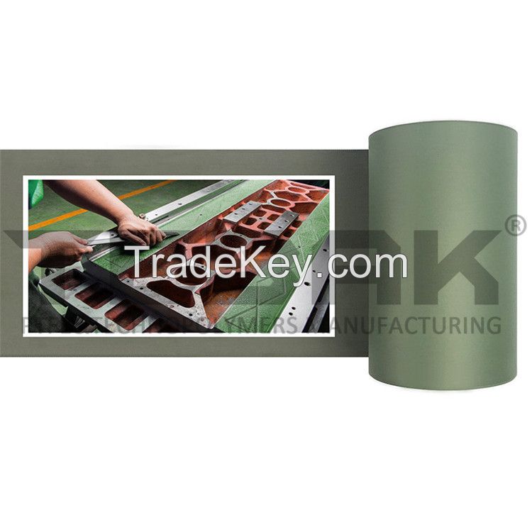 low price PTFE Green Soft slideway Turcite B sheet with glue
