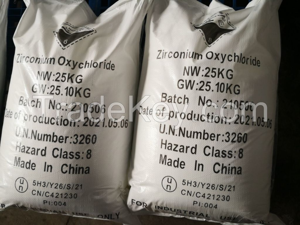 Factory Zirconium oxychloride 36% ZrOCl2.8H2O CAS No.: 7699-43-6 with best price