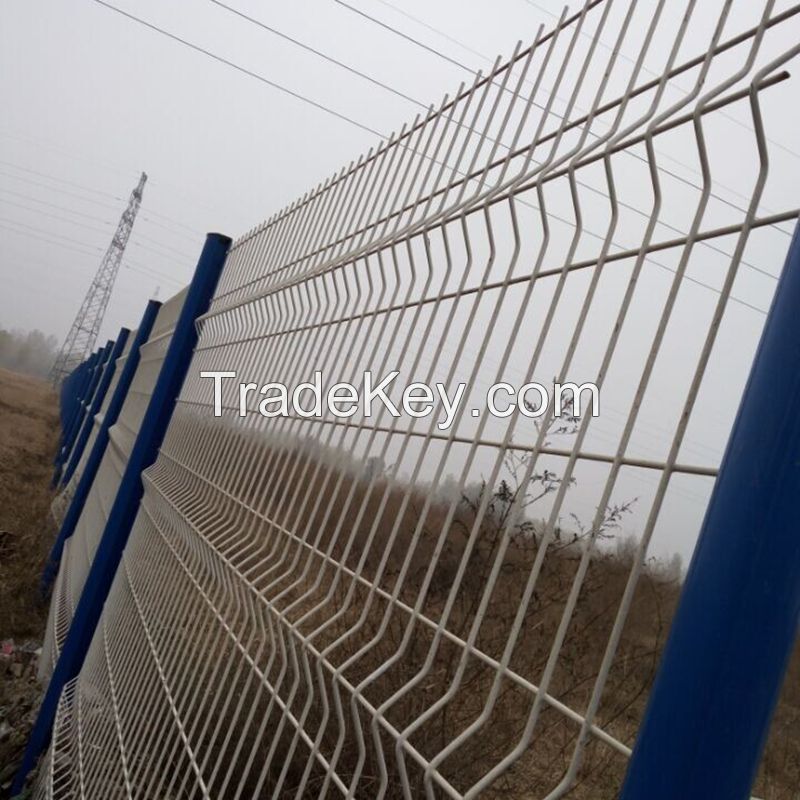 3D curvy welded wire mesh fence, wire mesh fencing