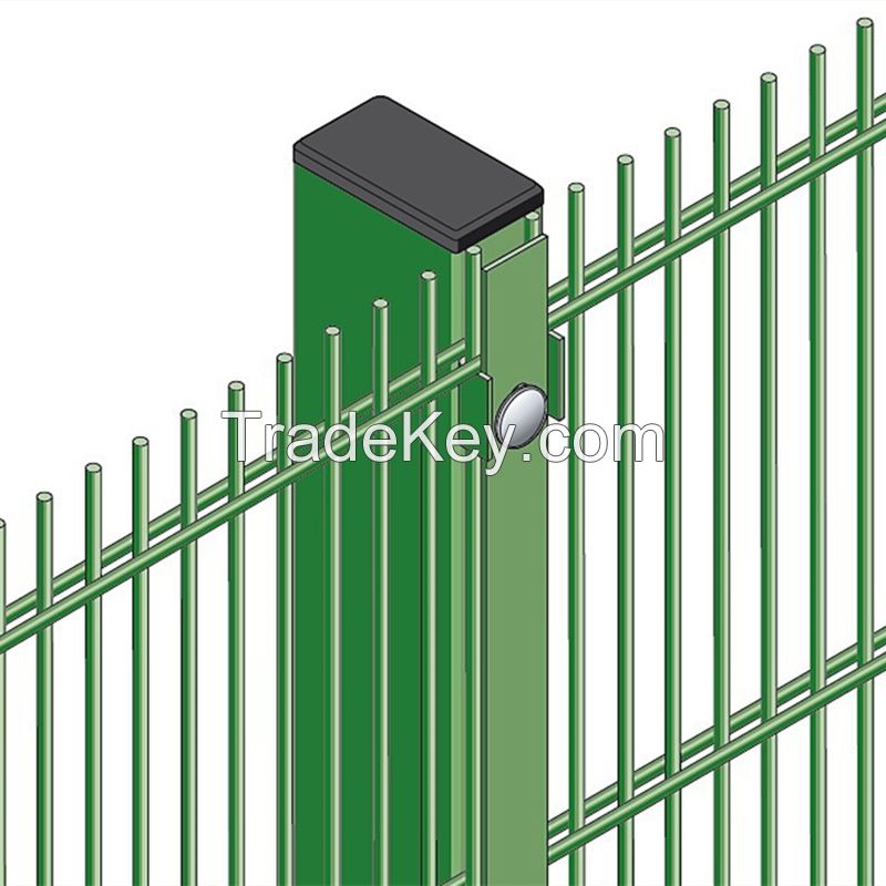 powder coated double wire mesh garden fence
