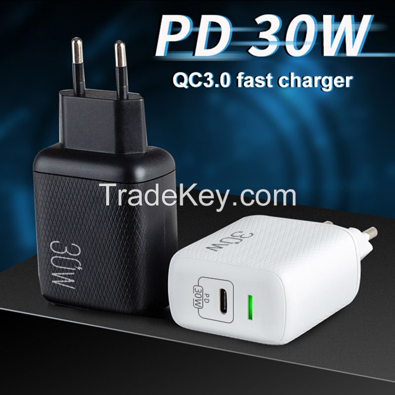 wholesale cell phone china suppliers for iphone chargers PD Charger 30W Type C Fast mi Phone PD Charger