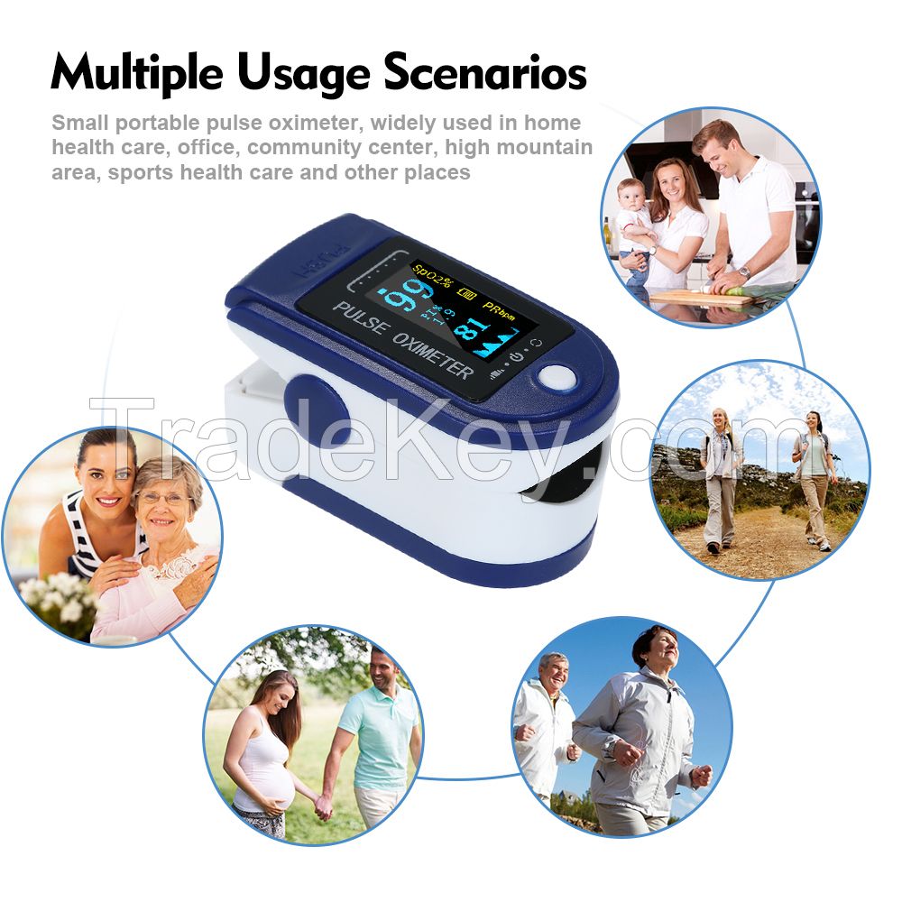 China Price LED Adult Oximeter Blood Monitor SPo2 Fingertip Pulse Oximeter