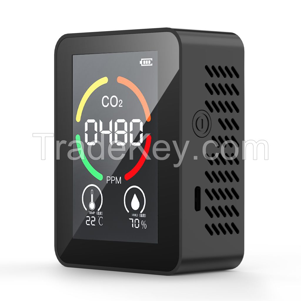 China Factory Wholesale Favorable Cost Oxygen CO2 Temperature Humidity Multi Air Quality Gas Carbon Dioxide Detector