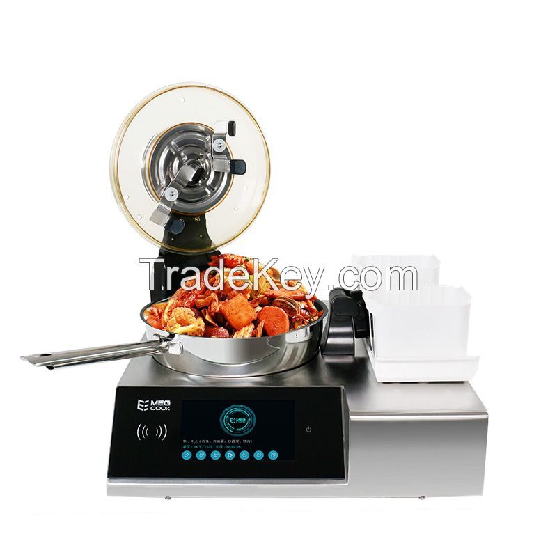 Megcook Automatic Cooking Machine Fried Rice /4.4kw Commercial Kitchen Equipment Cooking Robot for Hotel/Food Machine