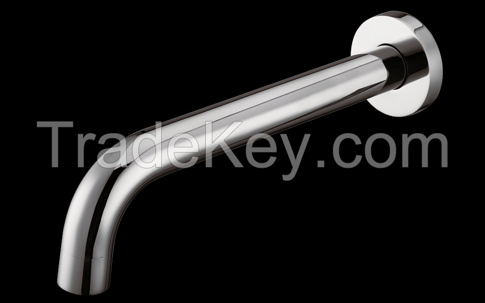 Modern wall mounted Washbasin Automatic Sensor Water Tap, chrome brass Sensor single cold basin faucet for bathroom