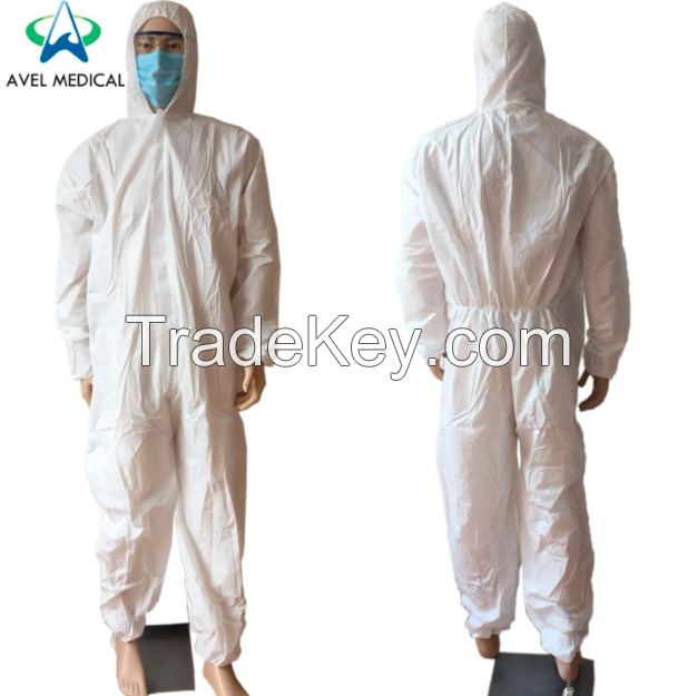 Splash Proof and Dustproof protective Coverall Suit Isolation gown
