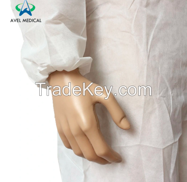 Splash Proof and Dustproof protective Coverall Suit Isolation gown