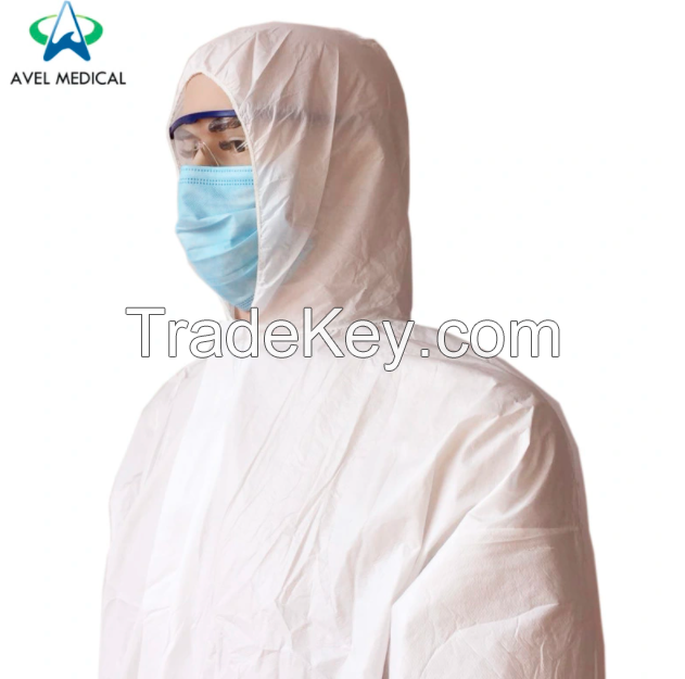 Non medical Disposable Protective Clothing Microporus Taped Coverall