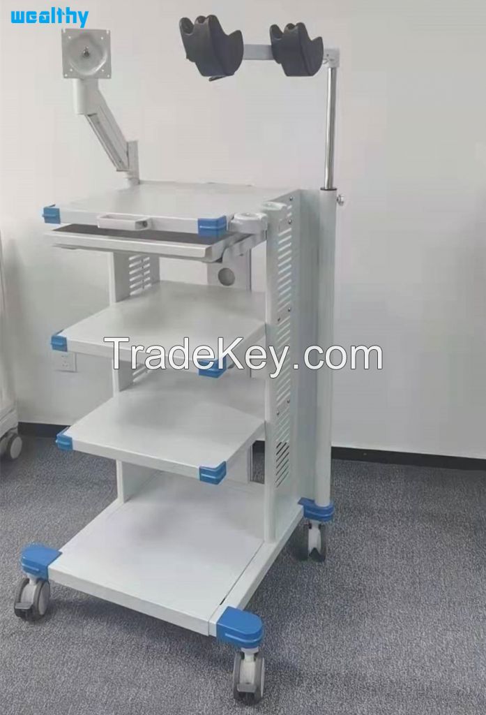 endoscopy cart endoscope trolly
