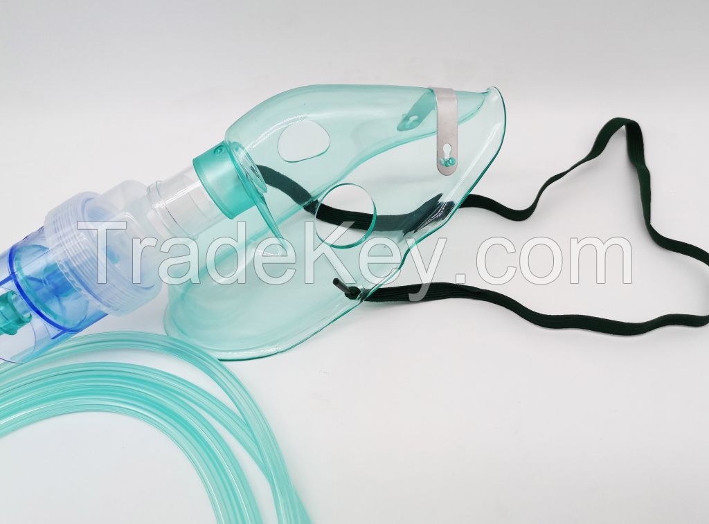 Disposable Medical Nebulizer Mask with Oxygen Tubing 7ft
