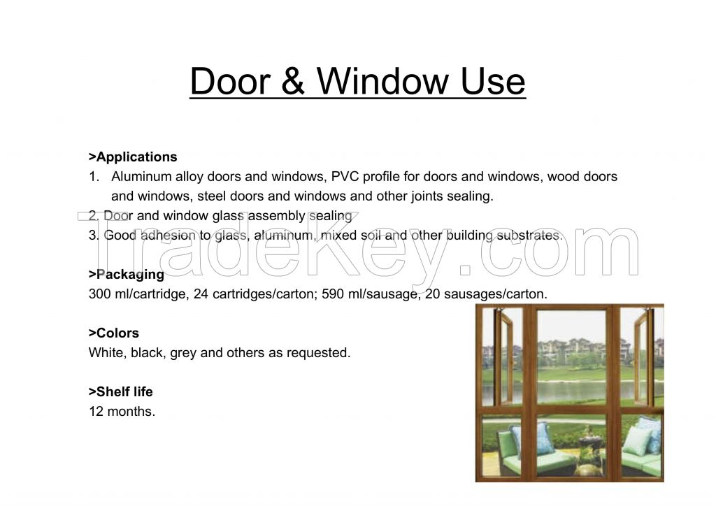 windows and doors sealant