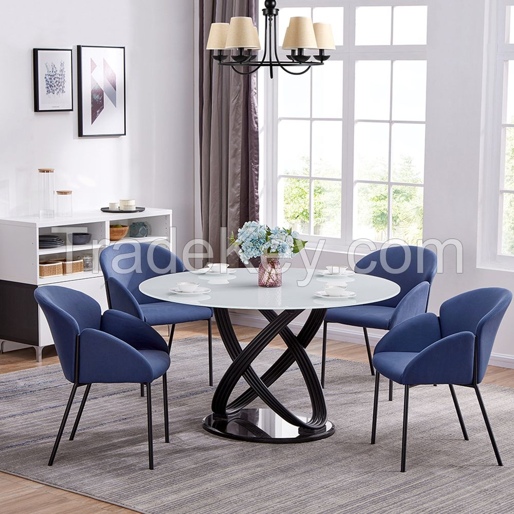 Onex Furniture New Design Tempered Glass Modern Dining Table