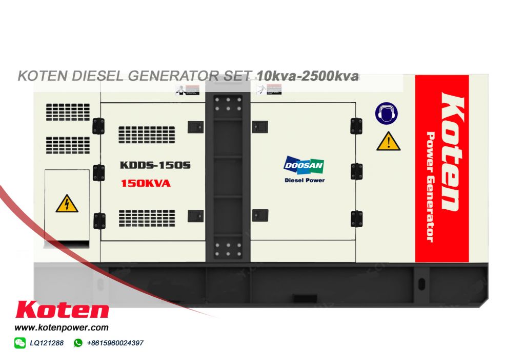 Koten Doosan Series Diesel Generators For Sale