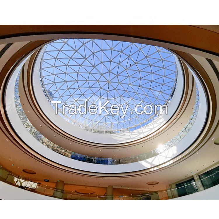 Xuzhou LF dome prefabricated glass roof structure