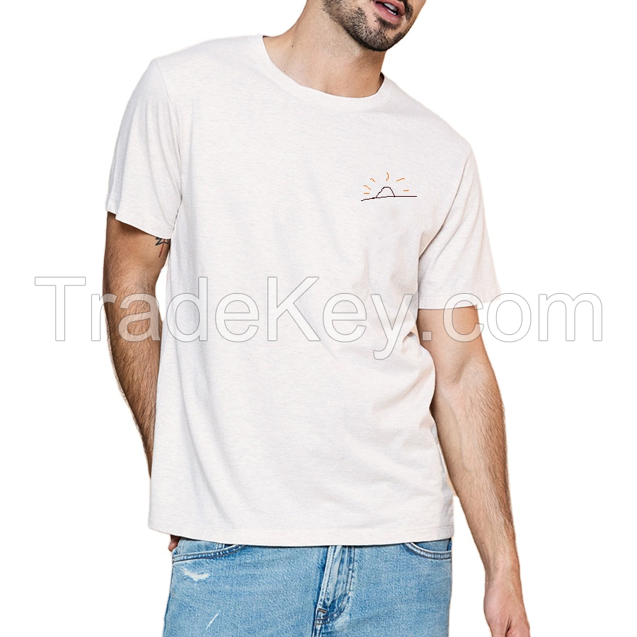 bulk buy 180gsm 100% cotton short sleeve classic top korean over size tshirt men crew neck men clothes printing for tshirt