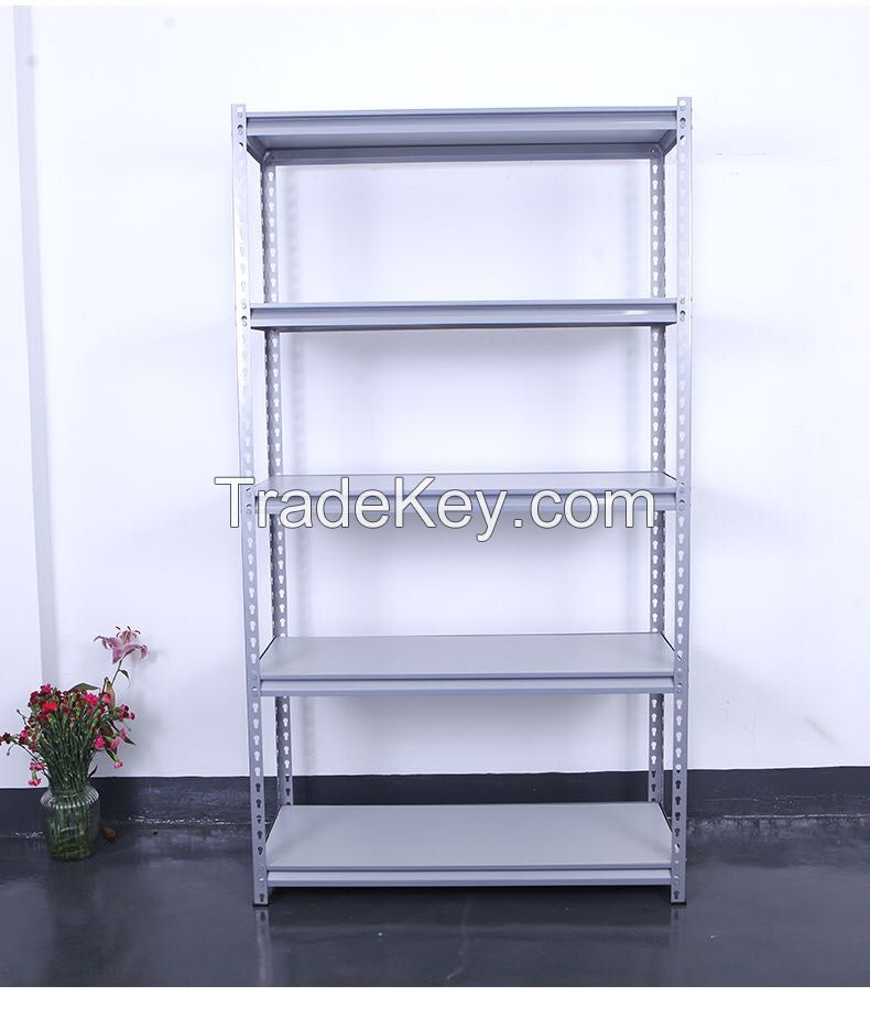Boltless shelf, angle iron shelf, metal shelf in Powder Coated Heavy D