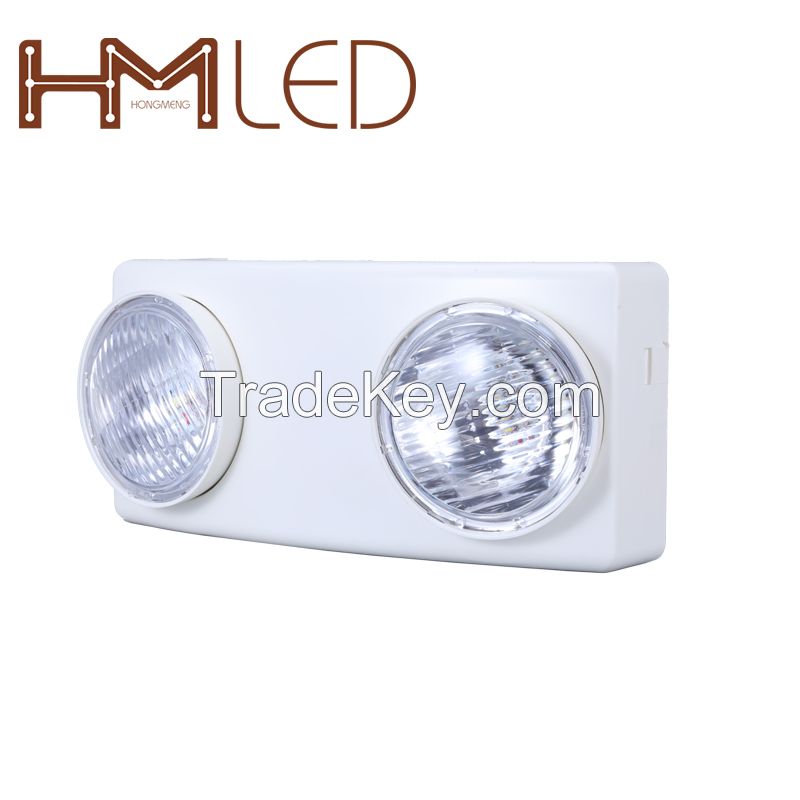 LED Emergency dual lamp rechargeable twin spot emergency light