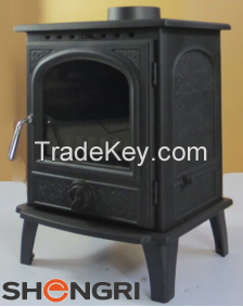 factory cast iron wood stove