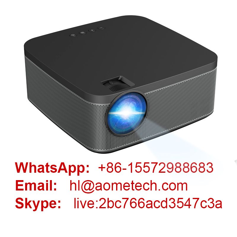 2021 Newest LCD projector 1080p Ful HD support USB LED video home theater