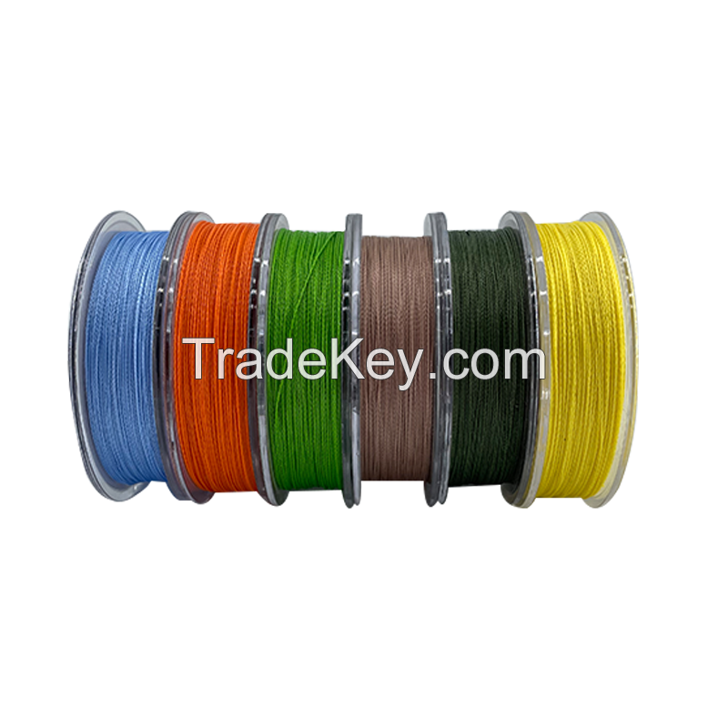 Amazon Hot Sale X4 Braided Fishing Line NO FADE 100m PE Braided Fishing Line Manufactory