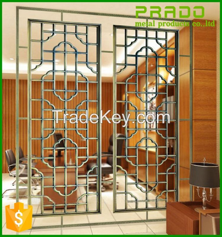 Metal living room partitions dividers luxury decoration for living room decorative metal decoration