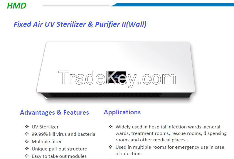Fixed Air UV Sterilizer & Purifier II(Wall)