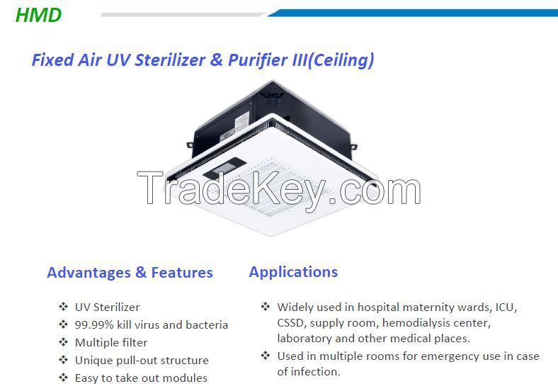 Fixed Air UV Sterilizer & Purifier III(Ceiling)