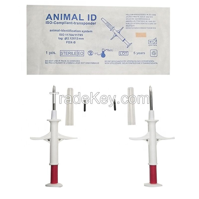 Injectable Pets  Microchip syirnge with ICAR certificate Bio-Glass material
