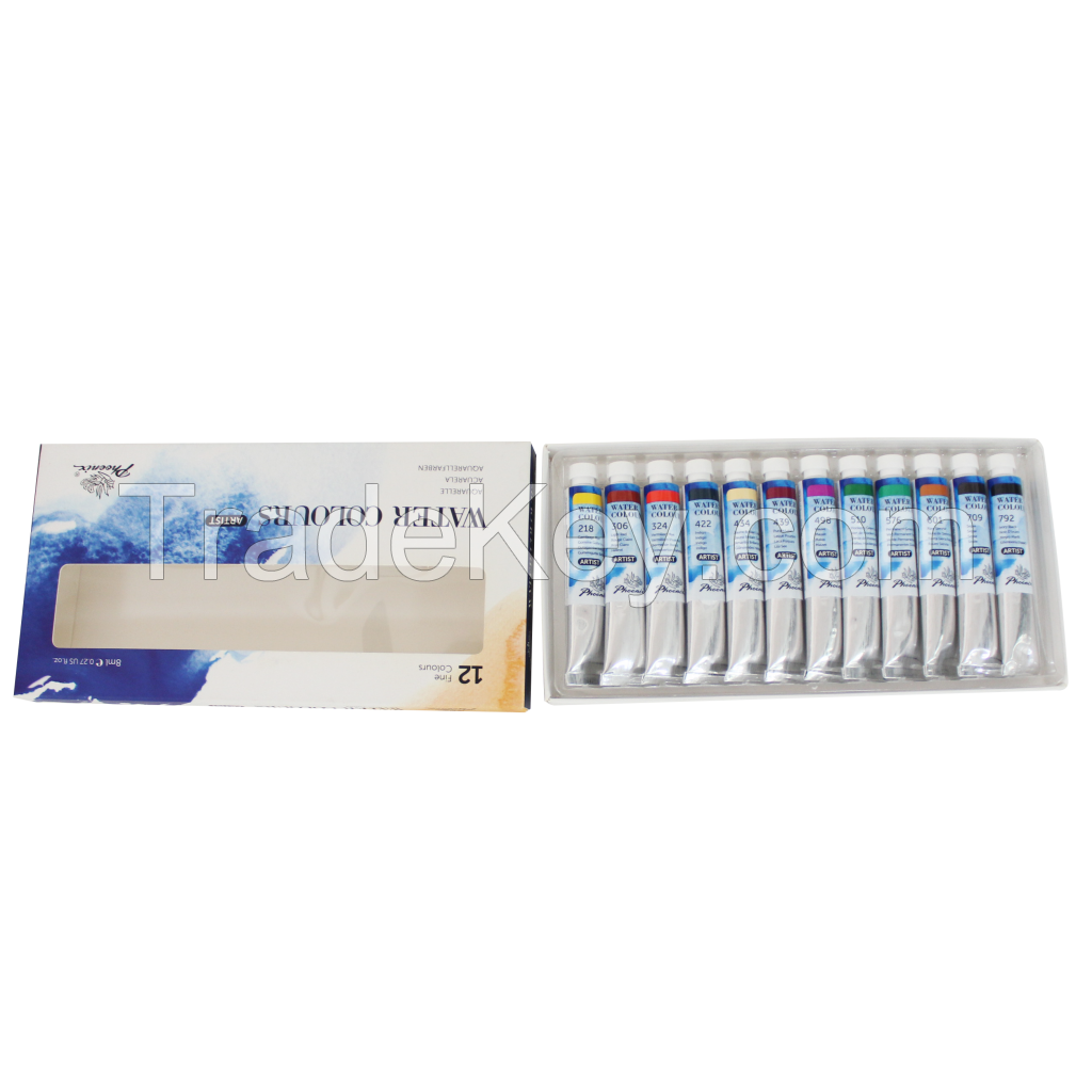 Phoenix watercolor 12 Colors 8ml Artist series with CE certification