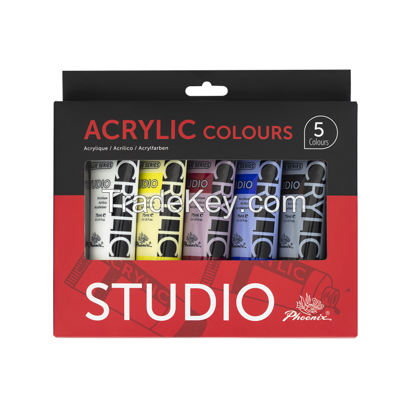 Acrylic Paints 10 x 22ml sets Studio Series For Canvas in 61 colors with CE certification