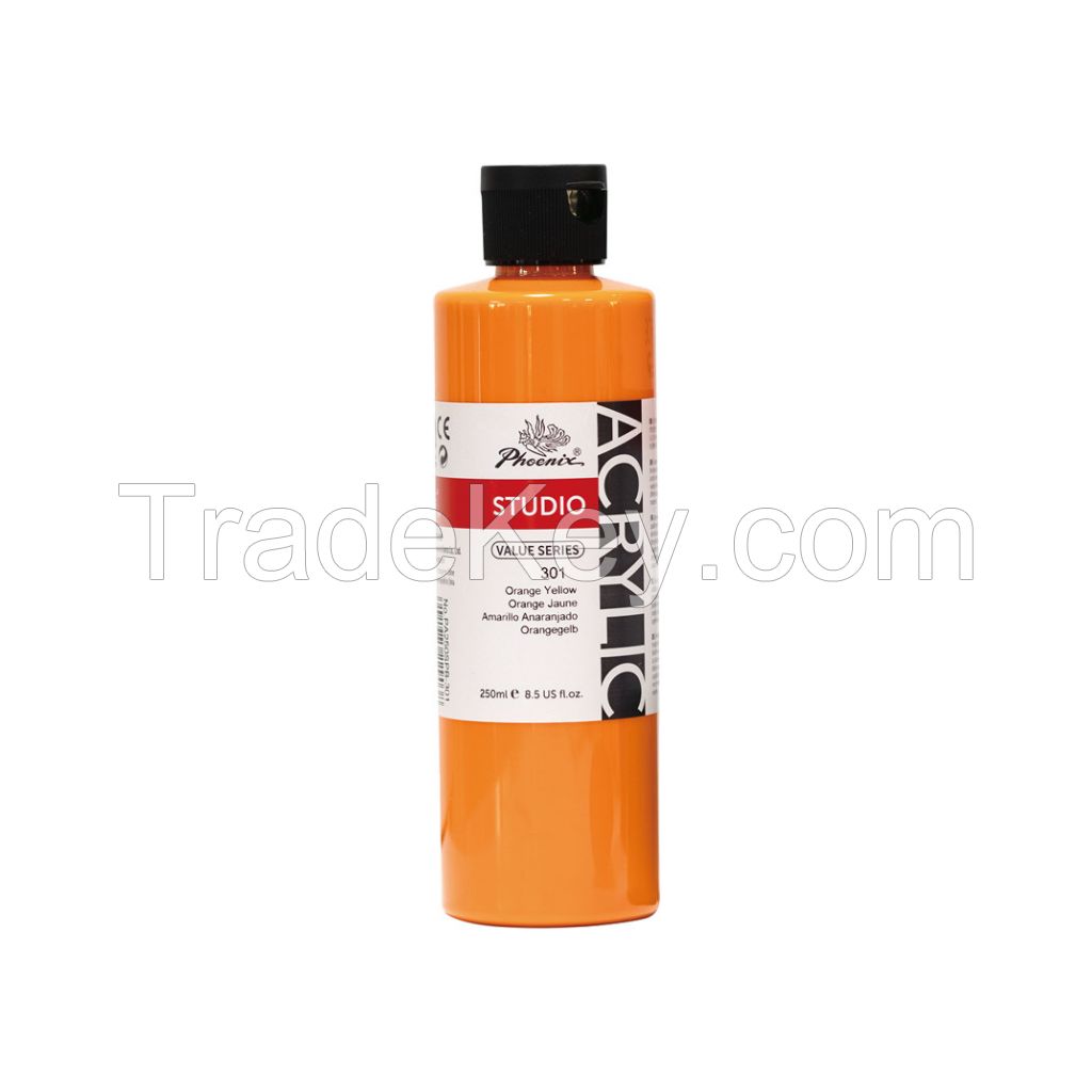 Wholesale Acrylic tubes Acrylic Paints Soft body Series For Canvas 75/100/200/250/500 ml Plastic Bottles Bulk Packages