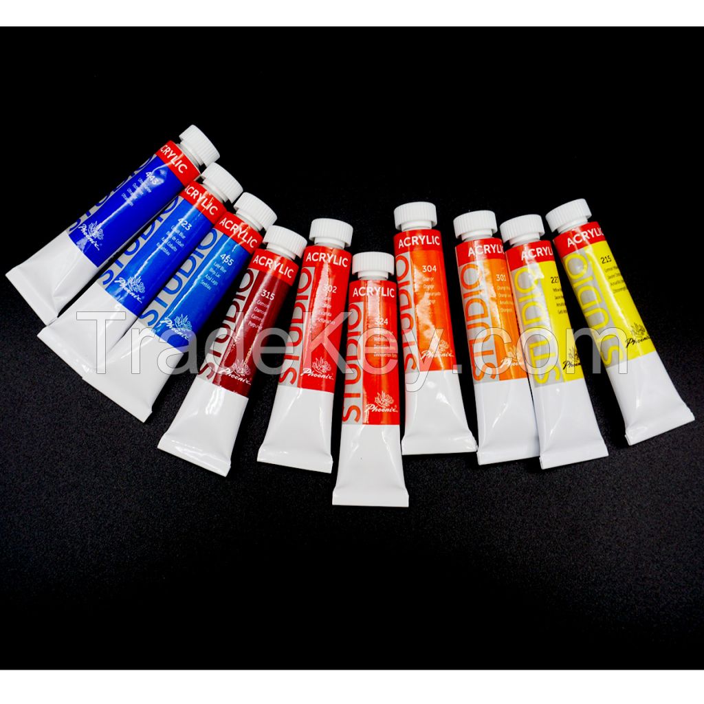 acrylique 12ml colour tube acrylic colors paints set 24 Colors Quick Drying Water Soluble acrylic paints