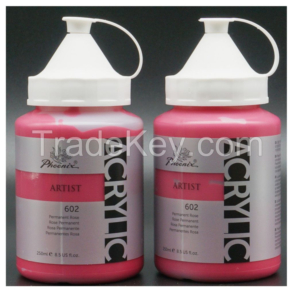 acrylique 250ml colour bottle acrylic colors paints 50 Colors Quick Drying Water Soluble acrylic paints