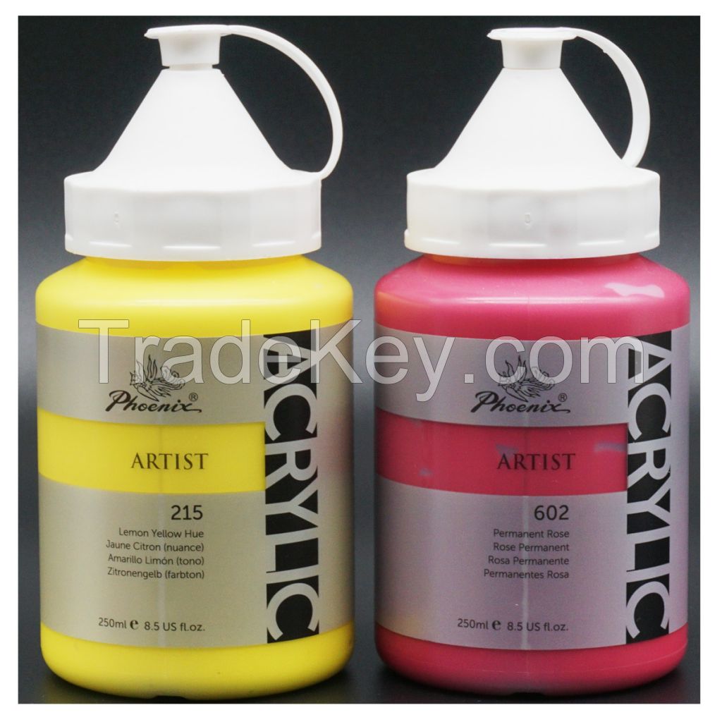 Professional 250ml 50 colors acrylic color paint