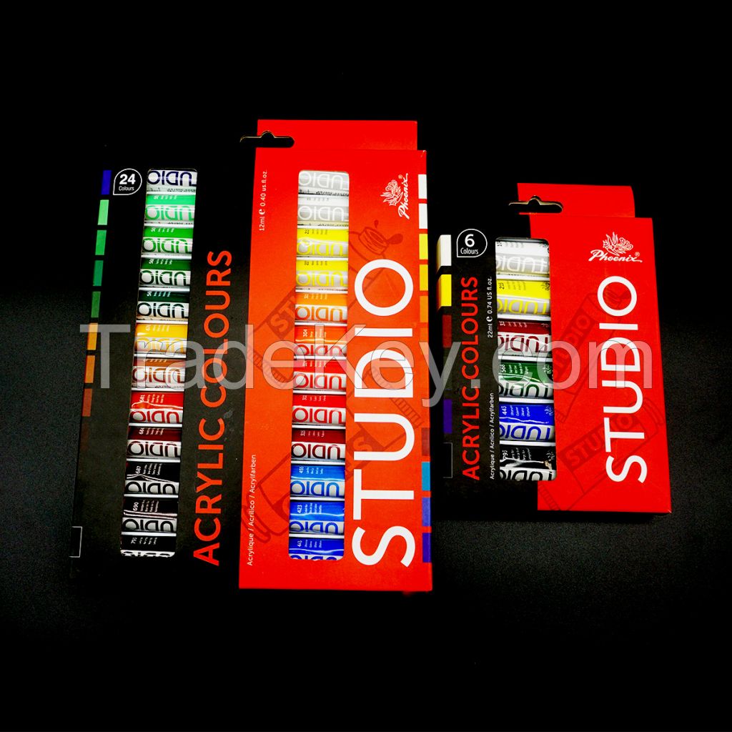 AP approved 2021 Hot Selling New Design Rich Color 6 Colors Acrylic Paint Set For Artist